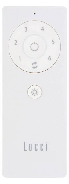 Stropni ventilator Moto, bijeli, Ø 132 cm, tih - Beacon Beacon Lighting, Moto, Bijela, Dnevna soba, Plastika, Moderan