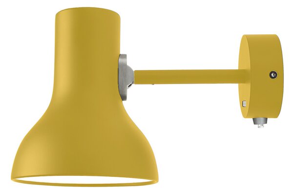 Zidne Svjetiljka Anglepoise, Type 75 Mini, prigušiv, Žuta, Dnevna soba, Metal, Dizajn