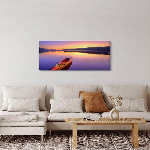 Slika - Kajak na jezeru (120x50 cm)