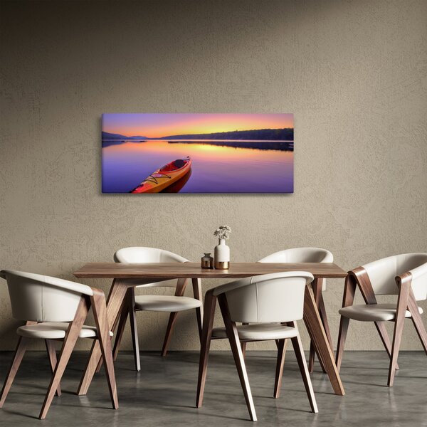 Slika - Kajak na jezeru (120x50 cm)