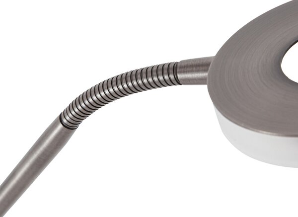 Podne Lampa Lucande, Raymond, prigušiv, Metalik, Dnevna soba, Metal, Moderan