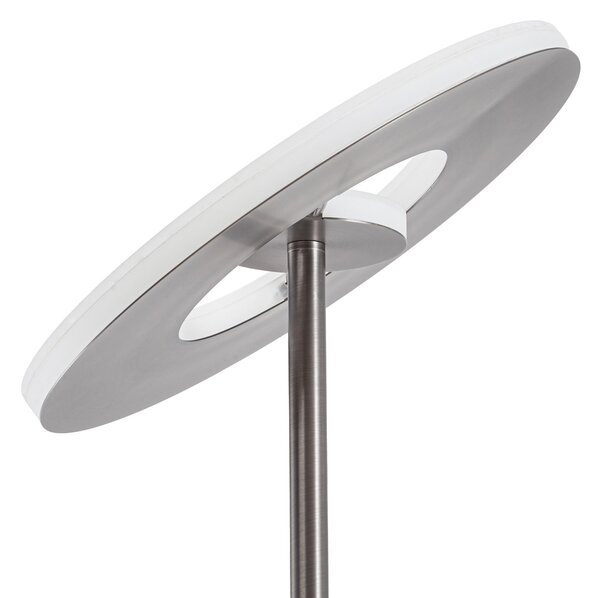 Podne Lampa Lucande, Raymond, prigušiv, Metalik, Dnevna soba, Metal, Moderan