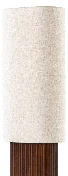 Podne Lampa Lindby, Kimiko, Drvo, Dnevna soba, Tkanina / tekstil, Skandinavski