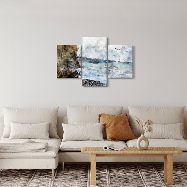 Slika - Greben, akvarel (90x60 cm)