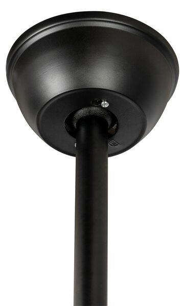 Divian LED stropni ventilator, crni, DC, tih, CCT - Lucande Lucande, Divian, Crno, Dnevna soba, Metal, Moderan