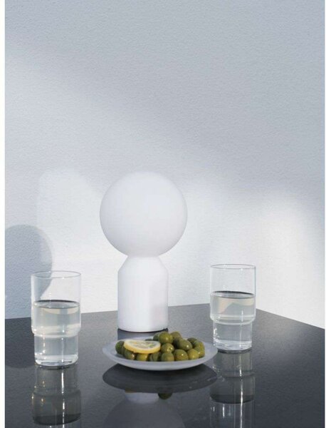 Stolne Lampa Normann Copenhagen, prigušiv, Bijela, Dnevna soba, Plastika