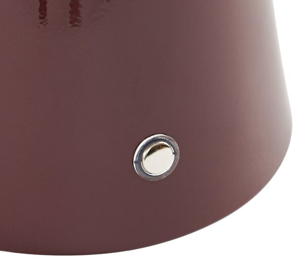 Stolne Lampa Lindby, Nevijo, prigušiv, Crvena, Dnevna soba, Metal, Moderan