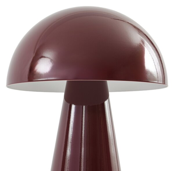 Stolne Lampa Lindby, Nevijo, prigušiv, Crvena, Dnevna soba, Metal, Moderan