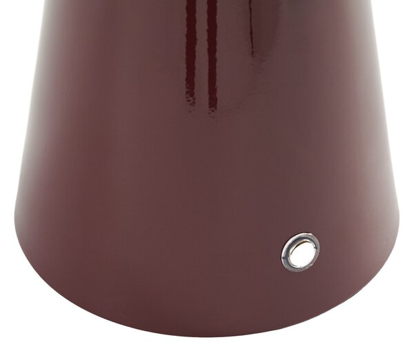 Stolne Lampa Lindby, Nevijo, prigušiv, Crvena, Dnevna soba, Metal, Moderan