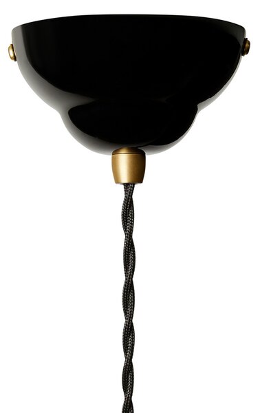 Viseće Svjetiljka Anglepoise, Original 1227 Brass Midi Wide, prigušiv, Crno, Dnevna soba, Metal, Dizajn