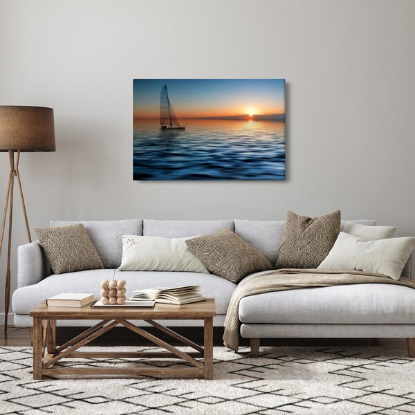 Slika - Jedrilice na moru (90x60 cm)