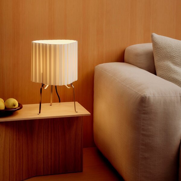 Stolne Lampa HAY, Canelé, Bijela, Dnevna soba, Tkanina / tekstil, Dizajn