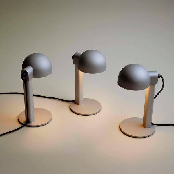 Stolne Lampa HAY, Posto, Sivo, Dnevna soba, Aluminij, Dizajn