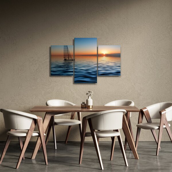 Slika - Jedrilice na moru (90x60 cm)