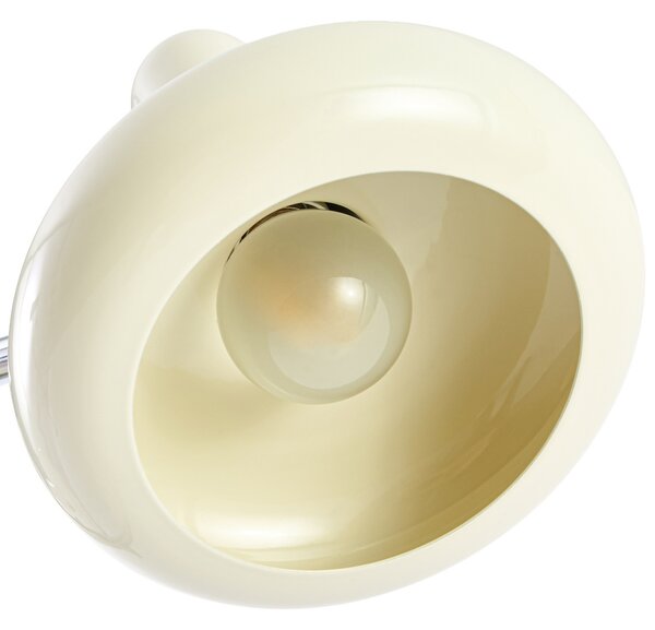 Podne Lampa Lindby, Dylan, Bež, Dnevna soba, Metal, Vintage