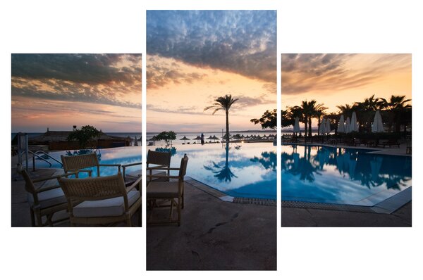 Slika - Resort uz more (90x60 cm)