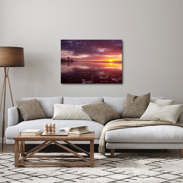 Slika - Plaža u zalasku sunca (70x50 cm)