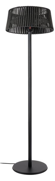Pyravo stojeći radijator, crni, 200 cm, aluminij, IP44 – Lucande Lucande, Pyravo, Crno, Metal, Moderan