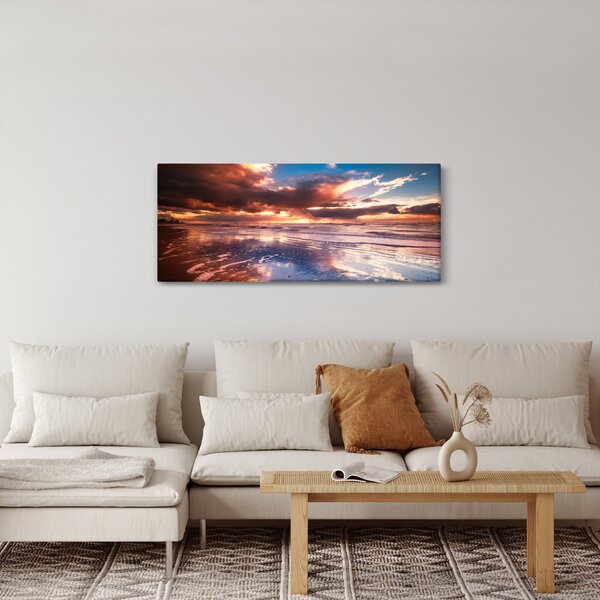 Slika - Večernja plaža (120x50 cm)