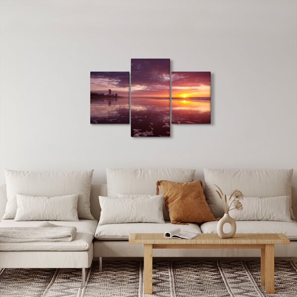 Slika - Plaža u zalasku sunca (90x60 cm)