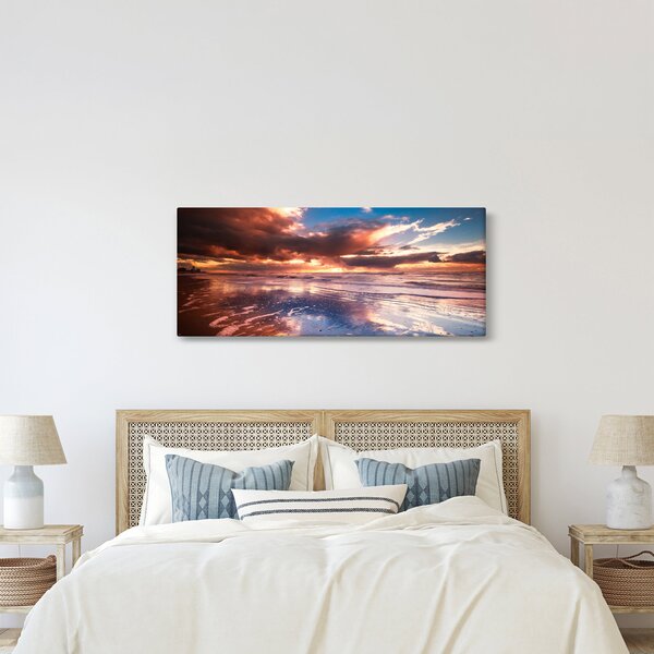 Slika - Večernja plaža (120x50 cm)