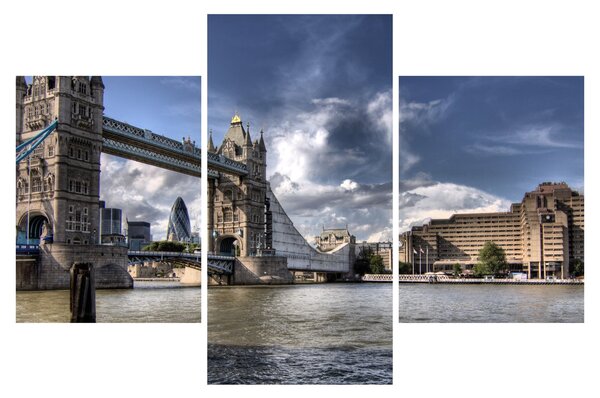 Slika - Tower Bridge u Londonu (90x60 cm)