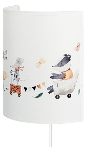Zidne Svjetiljka Duolla, Kids Print, Višebojno, Dječja soba, Tkanina / tekstil