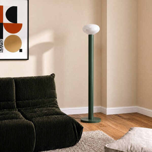 Podne Lampa ALDEX, Flo, Zelena, Dnevna soba, Metal, Dizajn