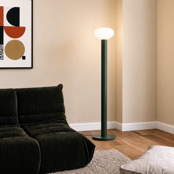 Podne Lampa ALDEX, Flo, Zelena, Dnevna soba, Metal, Dizajn