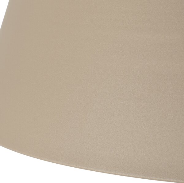Vamio samostojeći grijač na zrak, srebrna, 210 cm, IP54, daljinski upravljač - Lucande, Vamio, Bež, Aluminij, Moderan