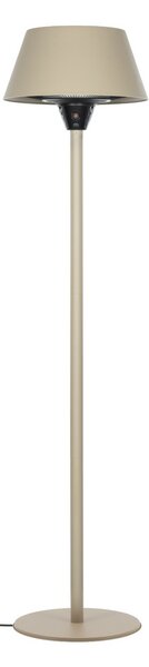 Vamio samostojeći grijač na zrak, srebrna, 210 cm, IP54, daljinski upravljač - Lucande, Vamio, Bež, Aluminij, Moderan