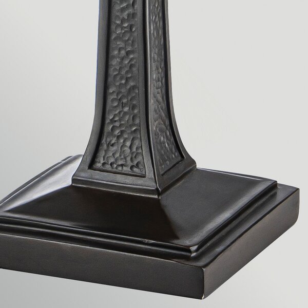 Stolne Lampa QUOIZEL, Inglenook, Bronca / stari mesing, Dnevna soba, Metal, Tiffany