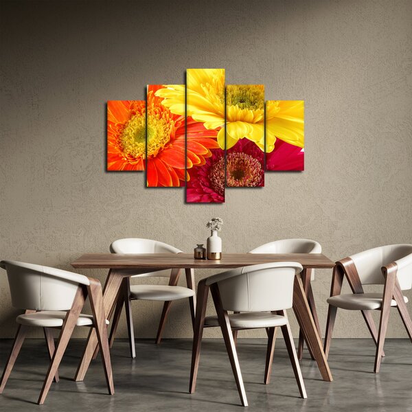 Slika - Cvijeće Gerbery (150x105 cm)