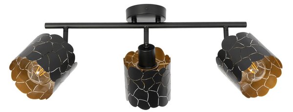 Stropne Svjetiljka Lindby, Aralena, prigušiv, Crno, Dnevna soba, Metal, Moderan