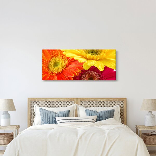 Slika - Cvijeće Gerbery (120x50 cm)