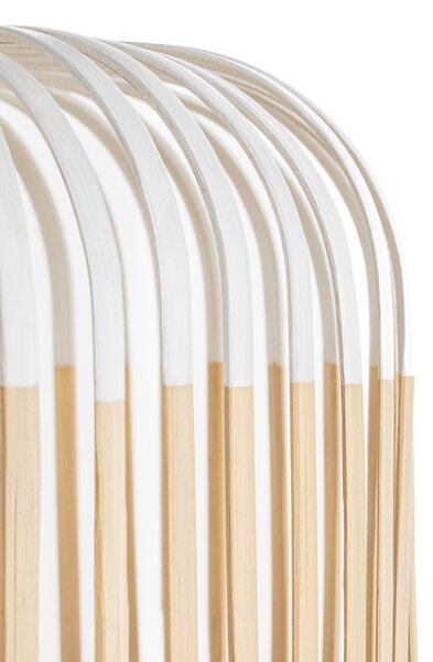 Stropne Svjetiljka Forestier, Bamboo Light S, prigušiv, Bijela, Dnevna soba, Bambus, Dizajn