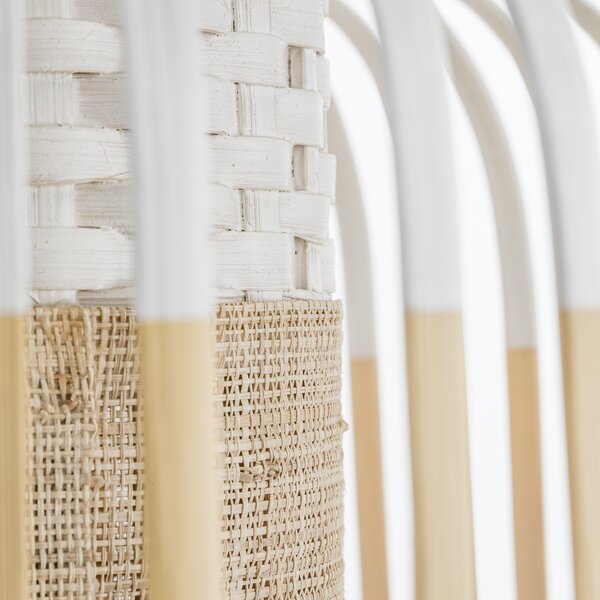 Stropne Svjetiljka Forestier, Bamboo Light S, prigušiv, Bijela, Dnevna soba, Bambus, Dizajn