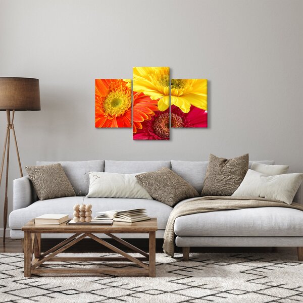 Slika - Cvijeće Gerbery (90x60 cm)