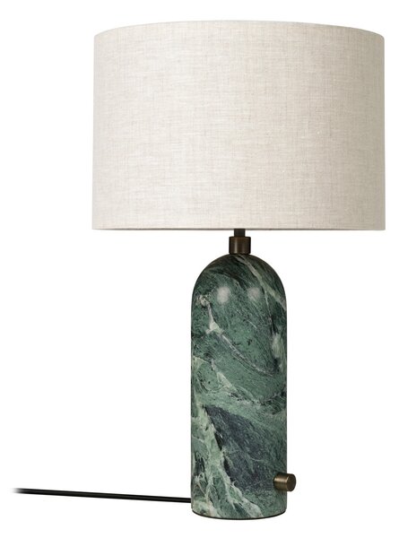 Stolne Lampa GUBI, Gravity Small, prigušiv, Zelena, Dnevna soba, Kamen, Dizajn