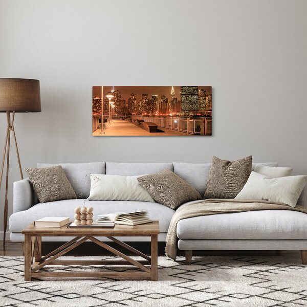 Slika - Noćni grad (120x50 cm)
