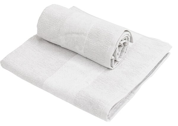 Set ručnika CARRARA 1 kom 60x100 cm i 1 kom 40x55 cm 100% pamuk, bijela
