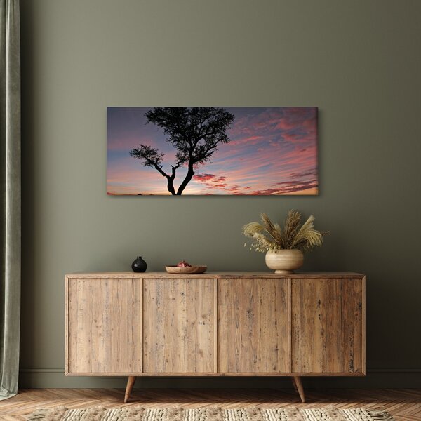 Slika - Drvo i crvenkaste nijanse (120x50 cm)