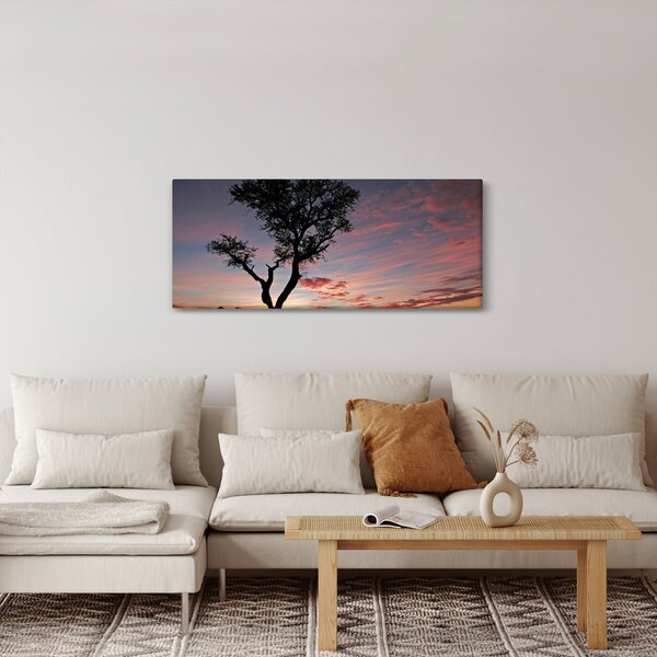 Slika - Drvo i crvenkaste nijanse (120x50 cm)