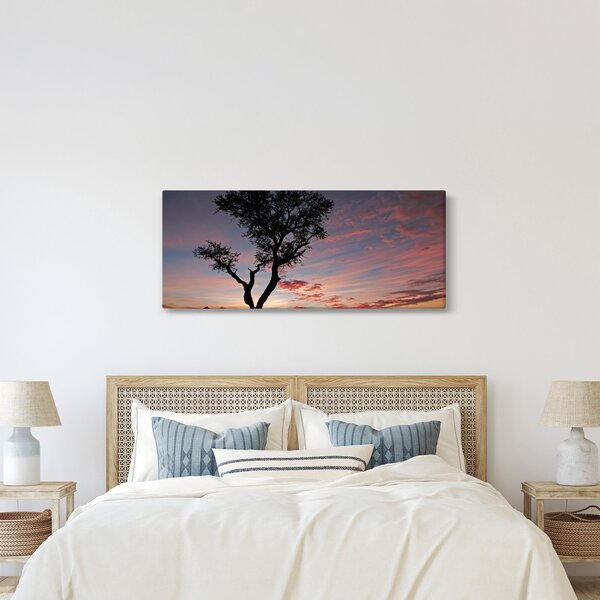 Slika - Drvo i crvenkaste nijanse (120x50 cm)