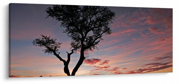 Slika - Drvo i crvenkaste nijanse (120x50 cm)