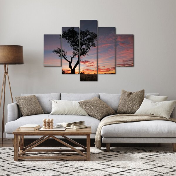 Slika - Drvo i crvenkaste nijanse (150x105 cm)