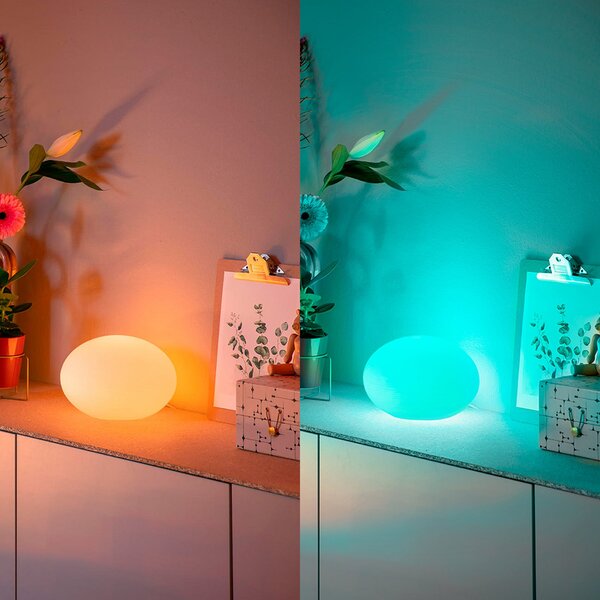 Stolne Lampa Philips Hue, Flourish, prigušiv, Bijela, Dnevna soba, Staklo, Moderan