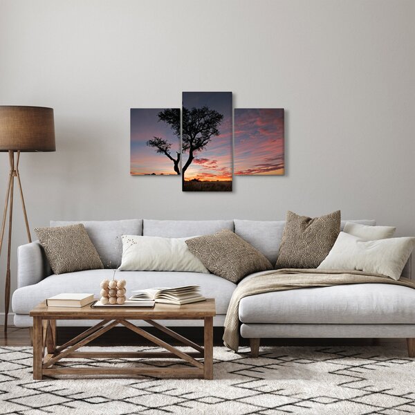 Slika - Drvo i crvenkaste nijanse (90x60 cm)