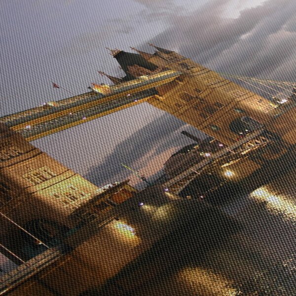 Slika - Tower Bridge noću (90x60 cm)