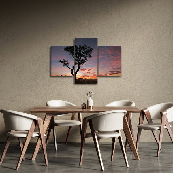 Slika - Drvo i crvenkaste nijanse (90x60 cm)